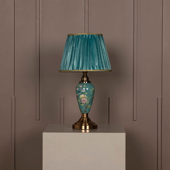 Debre Dark Antique Green Porcelain Lampshade