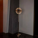 Carina Globe Transparent Acrylic Gold Floor Lamp 33 Cm