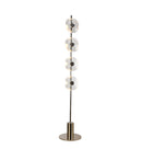 Üsküp 4-Piece Transparent Crystal Chrome Floor Lamp - Heka Lighting & Trading Limited