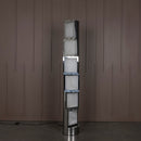 Santiago White Marble Chrome Floor Lamp | Modern Decorative Lighting For Homes & Hotels - Heka Lighting & Trading Limited