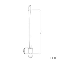 Oslo Platinum Stainless White Acrylic Floor Lamp - Heka Lighting & Trading Limited