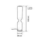 Mimosa Soft Touch White Knuckle Floor Lamp 28Cm - Heka Lighting & Trading Limited