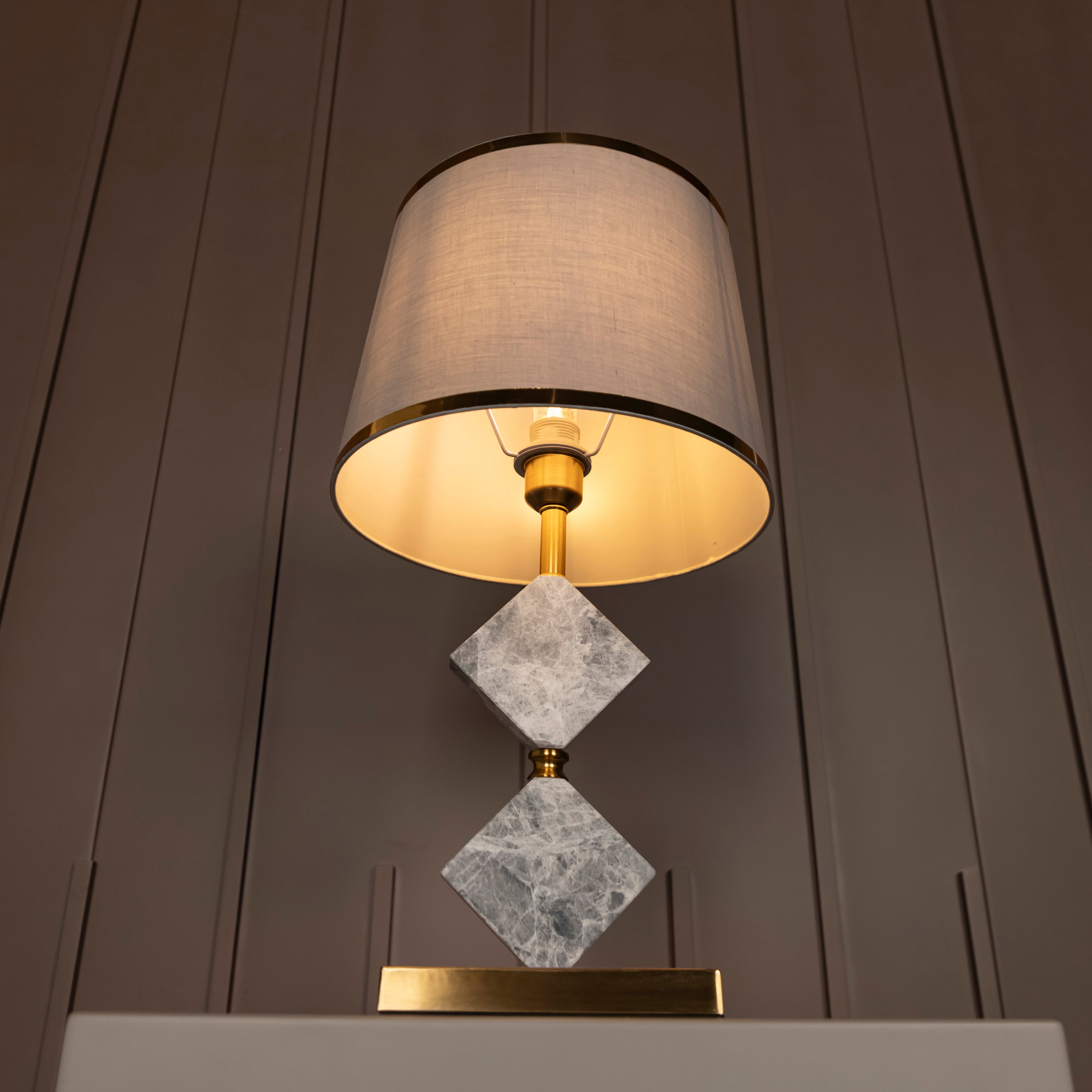 Ponzan Gray Marble Antique Lampshade - Heka Lighting & Trading Limited