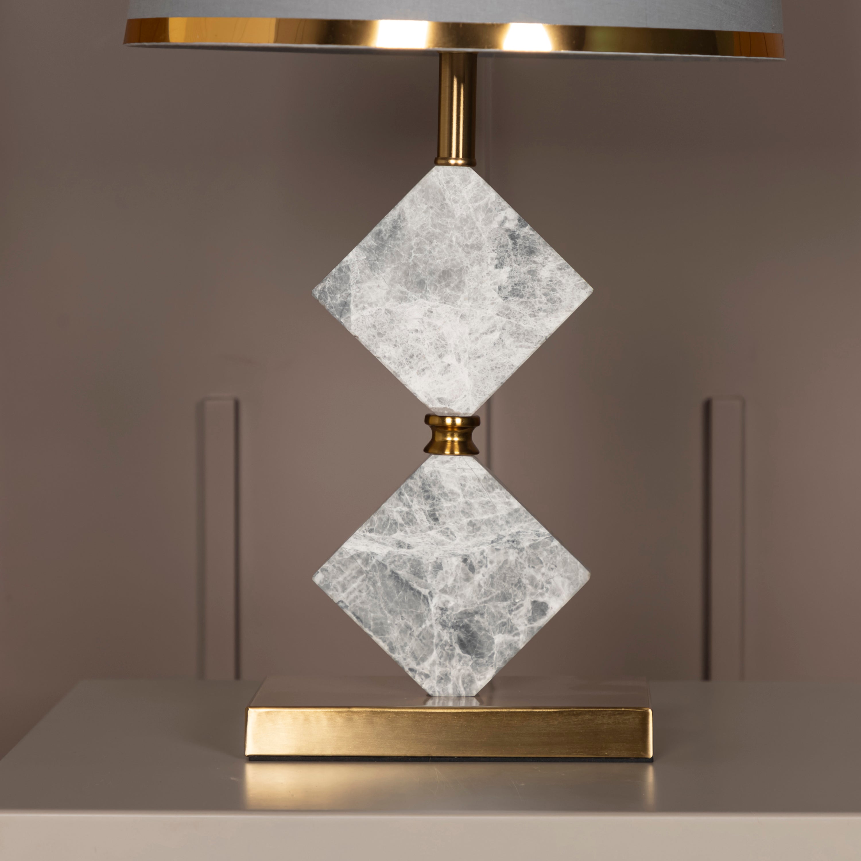 Ponzan Gray Marble Antique Lampshade - Heka Lighting & Trading Limited