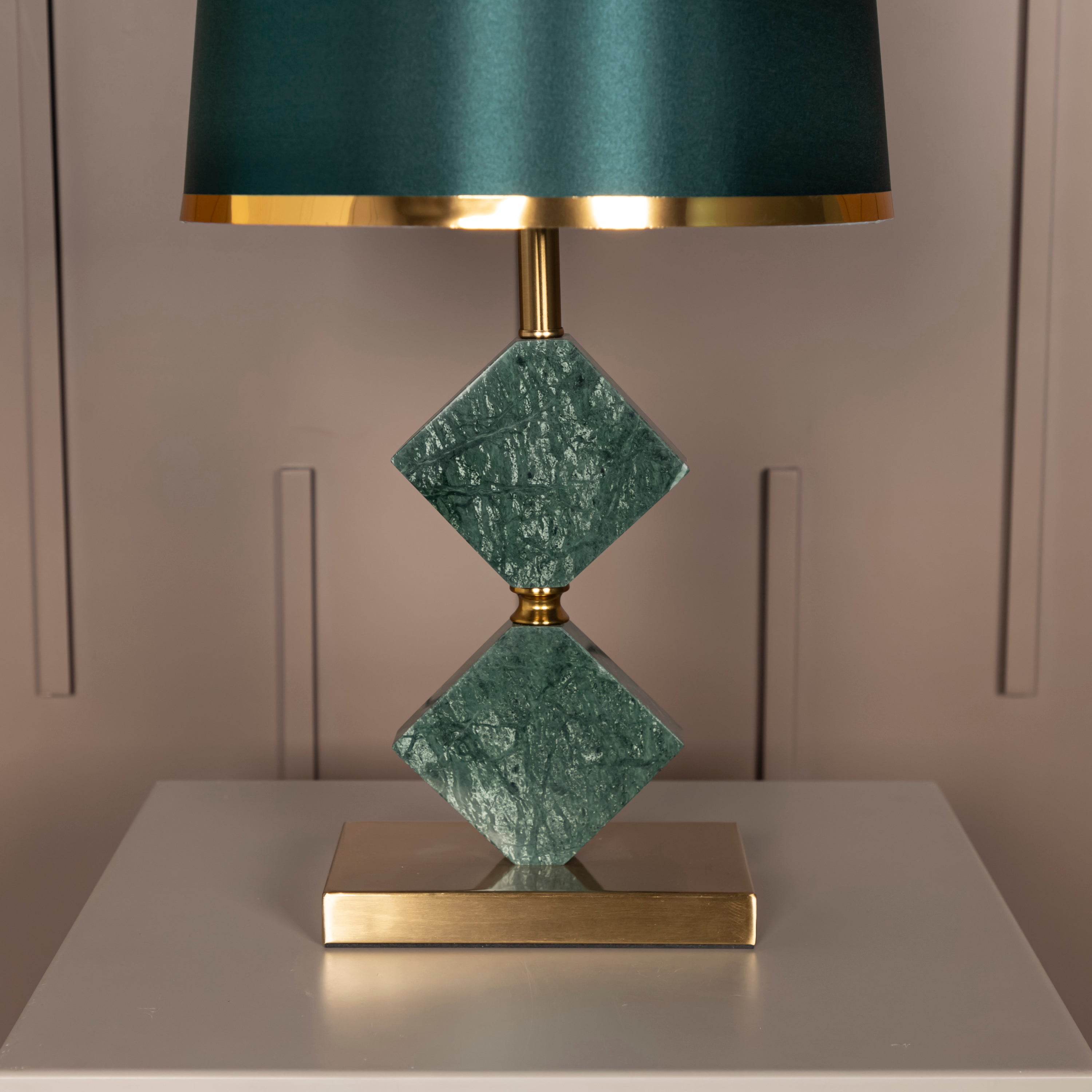 Ponzan Green Marble Antique Lampshade - Heka Lighting & Trading Limited