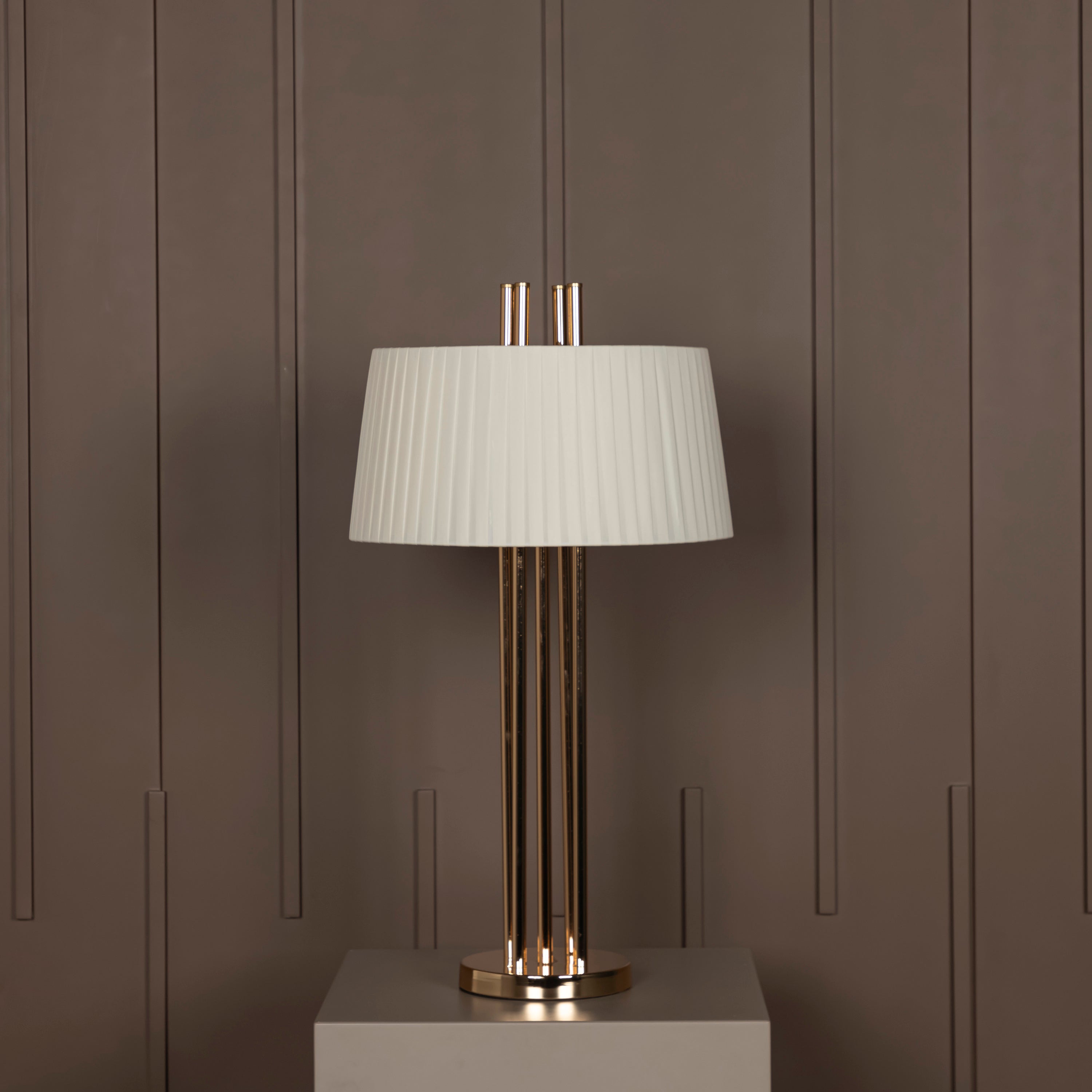 Napoli Gold Cream Lampshade - Heka Lighting & Trading Limited