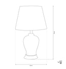 Debre Dark Antique Green Porcelain Lampshade - Heka Lighting & Trading Limited