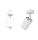 Bella White Flat Spot 6X9 Cm | Modern Decorative Lighting For Homes & Hotels - Heka Lighting & Trading Limited