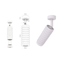 Eva White Serrated Spot 6X21 Cm - Heka Lighting & Trading Limited