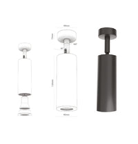 Selina Black Flat Spot 4X12 Cm - Heka Lighting & Trading Limited