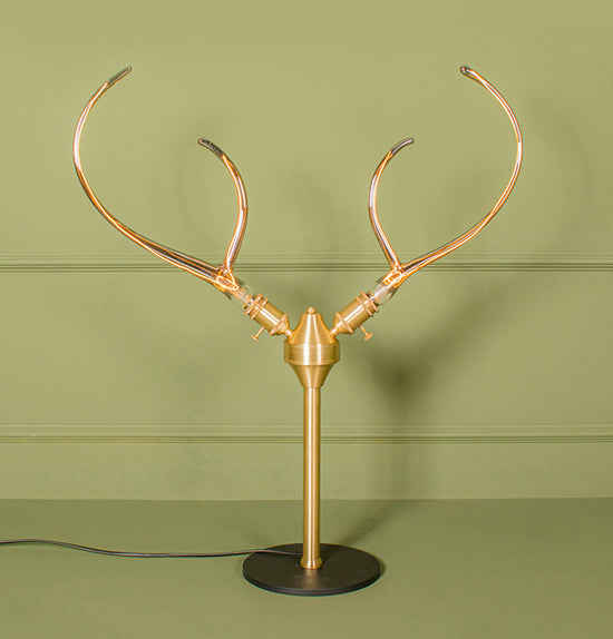 Galata 2-Piece Deer Antler Table Lamp