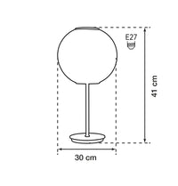 Nova White Soft Touch Globe Table Lamp 30 Cm - Heka Lighting & Trading Limited