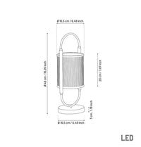 Alaca Single Acrylic Table Lamp - Heka Lighting & Trading Limited