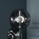 Hobart 3-Piece Smoked Glass Chrome Table Lamp - Heka Lighting & Trading Limited