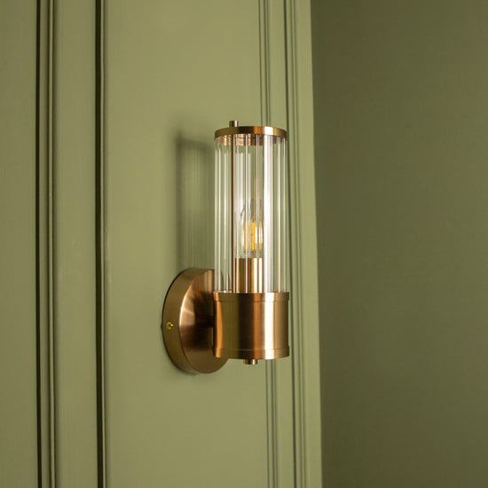 Marseille Single Transparent Antique Wall Sconce | Modern Decorative Lighting For Homes & Hotels