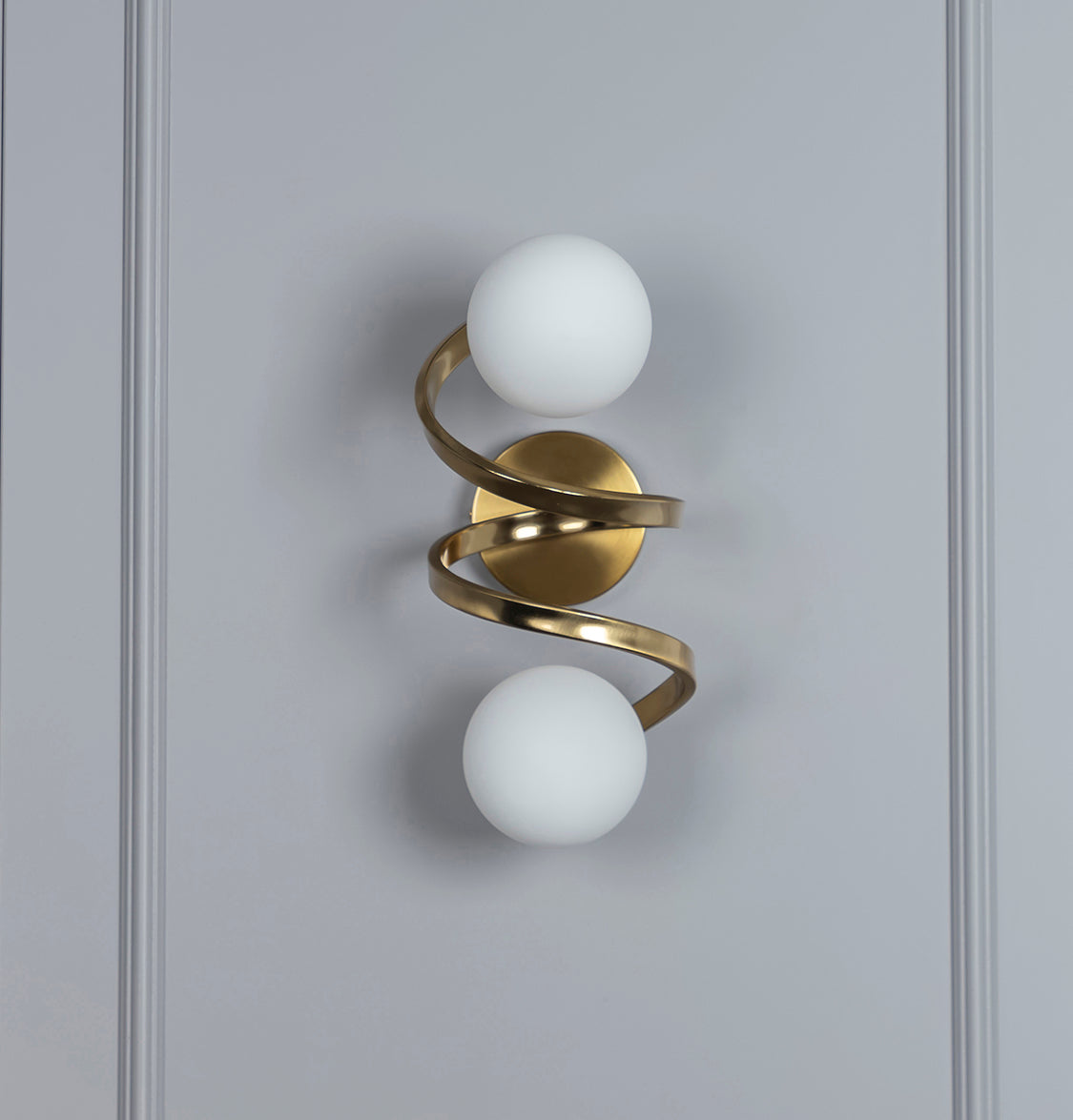 Pamir 2 Piece Opal Glass Soft Antique Wall Sconce - Heka Lighting & Trading Limited
