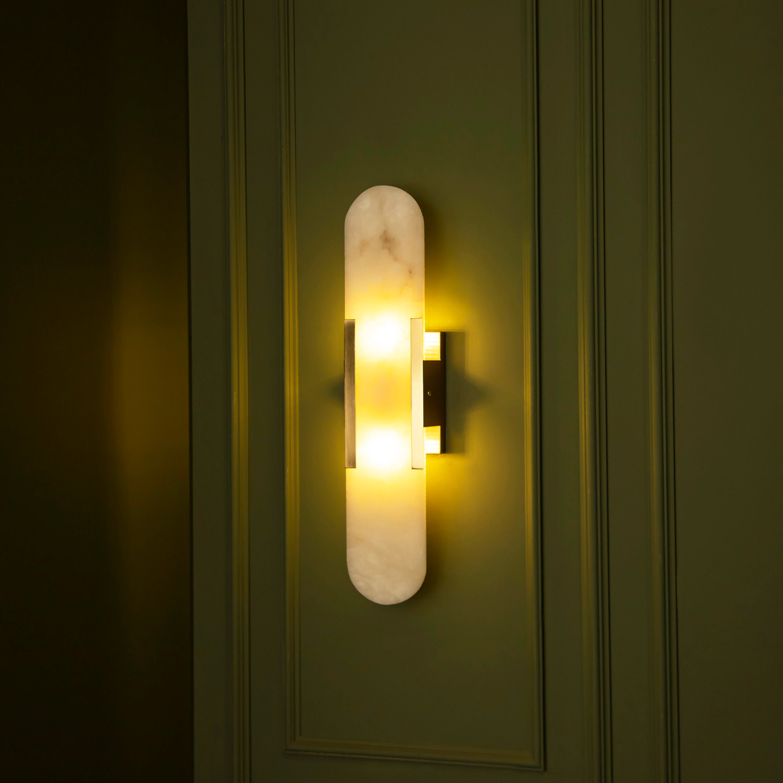 Hristos Antique Marble Wall Sconce - Heka Lighting & Trading Limited