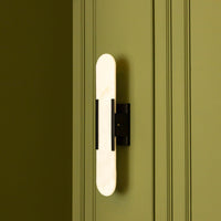 Hristos Black Marble Wall Sconce 50 Cm - Heka Lighting & Trading Limited