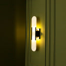 Hristos Black Marble Wall Sconce 50 Cm - Heka Lighting & Trading Limited