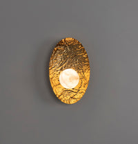 Brüksel Gold Marble Small Wall Sconce - Heka Lighting & Trading Limited