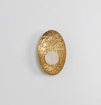 Brüksel Gold Marble Small Wall Sconce - Heka Lighting & Trading Limited