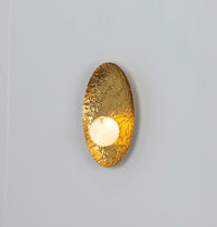Brüksel Gold Marble Mid-Size Wall Sconce - Heka Lighting & Trading Limited