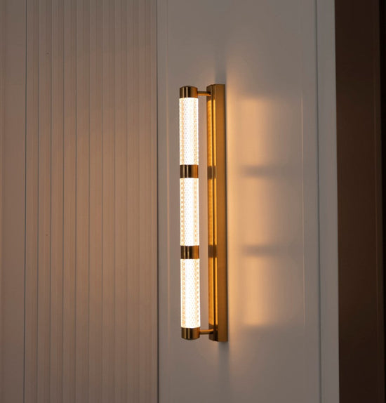 Alabanda 3-Piece Transparent Acrylic Antique Led Wall Sconce