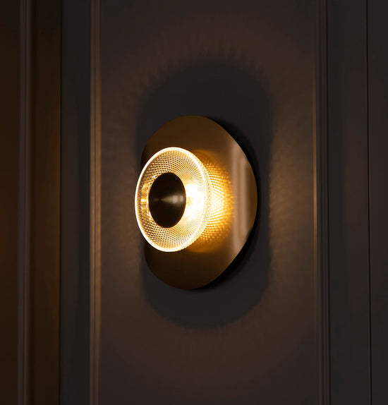 Pedesa Single Frosted Glass Antique Led Wall Sconce