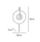 Vitale Tek Glass Antique Led Wall Sconce - Heka Lighting & Trading Limited