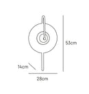 Vitale Tek Glass Antique Led Wall Sconce - Heka Lighting & Trading Limited