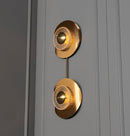 Pedesa 2 Piece Frosted Glass Antique Led Wall Sconce