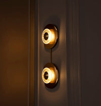 Pedesa 2 Piece Frosted Glass Antique Led Wall Sconce