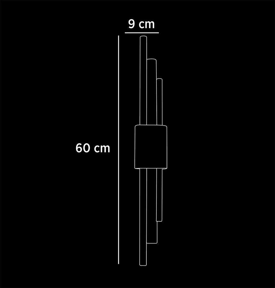 Tekfur Black Marble Wall Sconce Big - Heka Lighting & Trading Limited