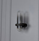 Kabil Single Smoked Glass Gray Wall Sconce 28 Cm - Heka Lighting & Trading Limited