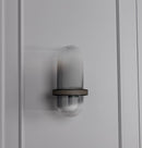 Kabil Single Smoked Glass Gray Wall Sconce 32 Cm - Heka Lighting & Trading Limited