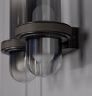 Kabil Double Smoked Glass Gray Wall Sconce 28 Cm - Heka Lighting & Trading Limited