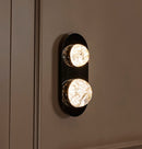 Lima Double Transparent Acrylic Platinum Led Wall Sconce - Heka Lighting & Trading Limited
