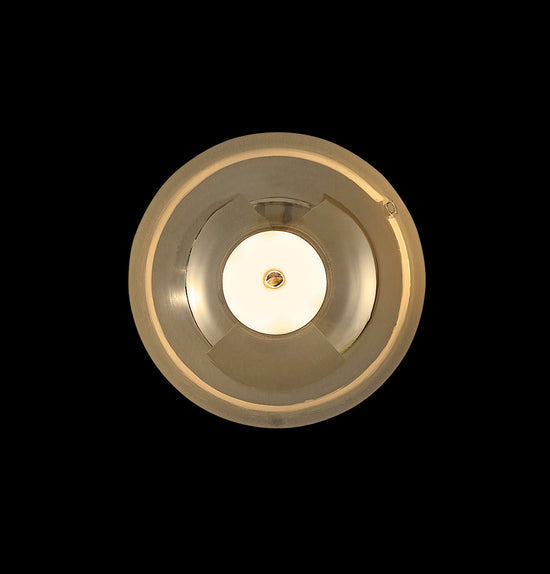 Labranda Single Honey Glass Black Led Wall Sconce 12 Cm