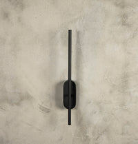 Assos Black Led Wall Sconce 50 Cm - Heka Lighting & Trading Limited
