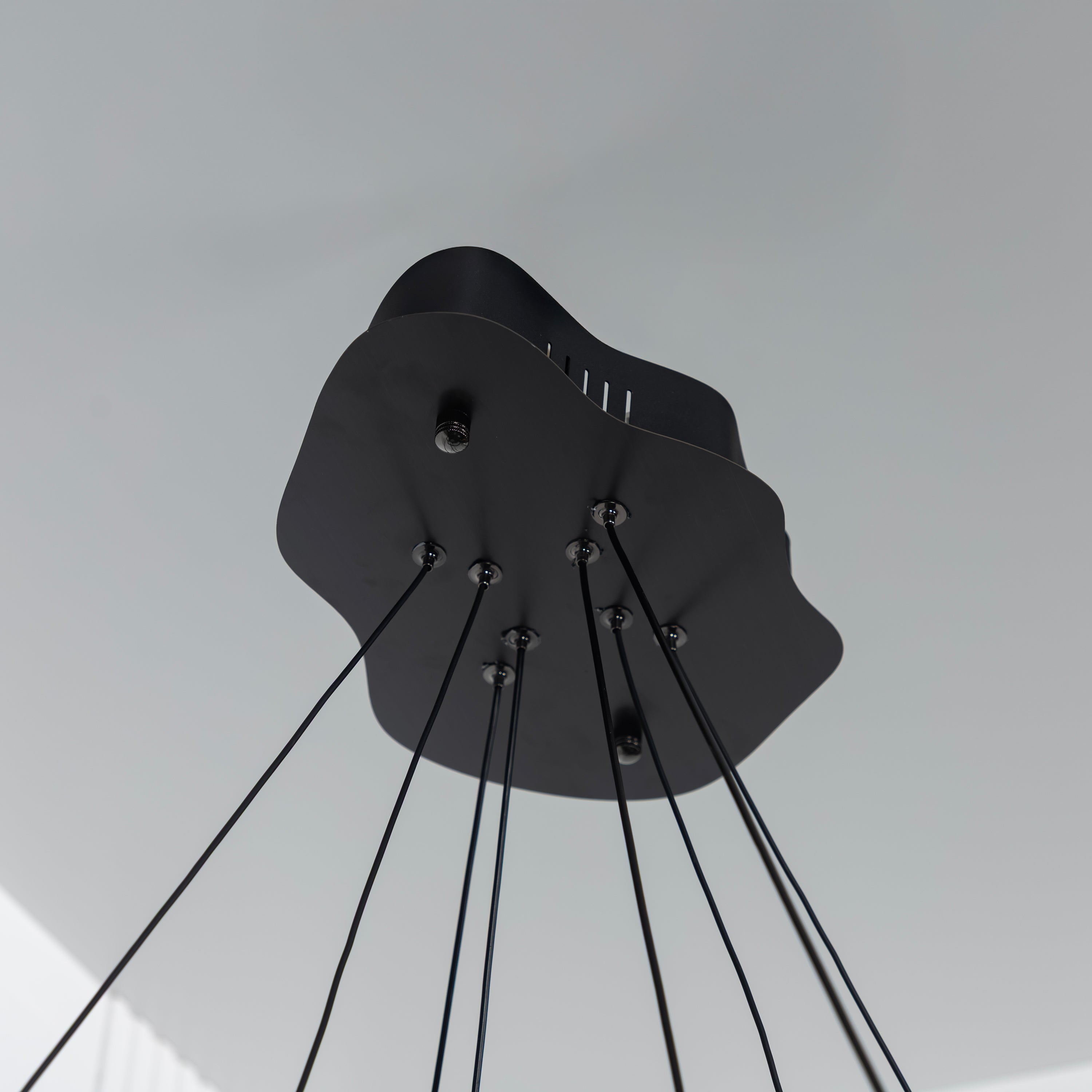 Marsis 2-Row Stainless Platinum Living Room Led Chandelier - Heka Lighting & Trading Limited
