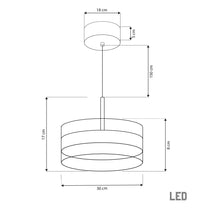Berlin Platinum Stainless Transparent Glass Pendant Light Chandelier 30 Cm - Heka Lighting & Trading Limited
