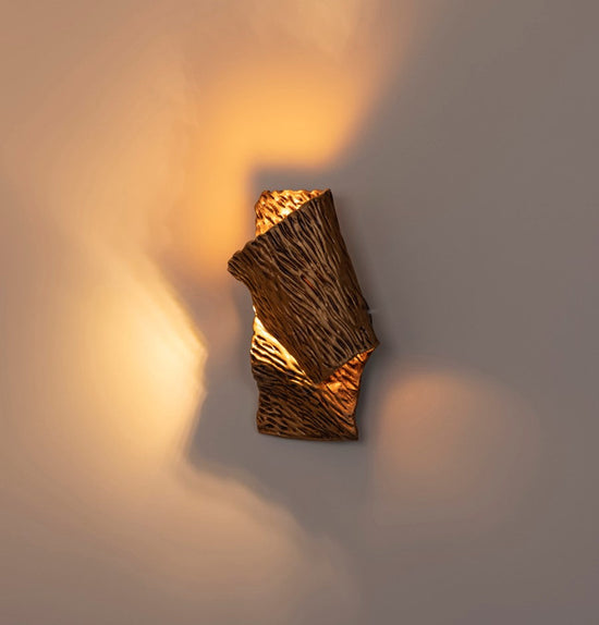 Bolivian Resin Protected Dark Antique Wall Sconce