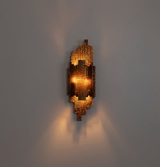 Belarus Resin Protected Dark Antique Wall Sconce