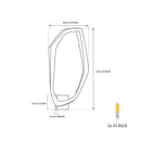 Hatila Gold Led Wall Sconce - Heka Lighting & Trading Limited