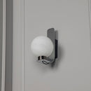 Havana Chrome Platinum Single Soft Glass Led Wall Sconce - Heka Lighting & Trading Limited