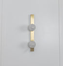 Helsingör Double Bubbly Soft Glass Antique Wall Sconce - Heka Lighting & Trading Limited