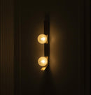 Helsingör Double Bubbly Soft Glass Antique Wall Sconce - Heka Lighting & Trading Limited