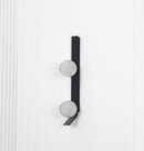 Helsingör Double Bubbly Soft Glass Black Wall Sconce - Heka Lighting & Trading Limited