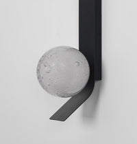Helsingör Double Bubbly Soft Glass Black Wall Sconce - Heka Lighting & Trading Limited