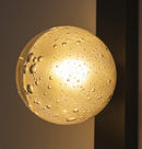 Helsingör Double Bubbly Soft Glass Black Wall Sconce - Heka Lighting & Trading Limited